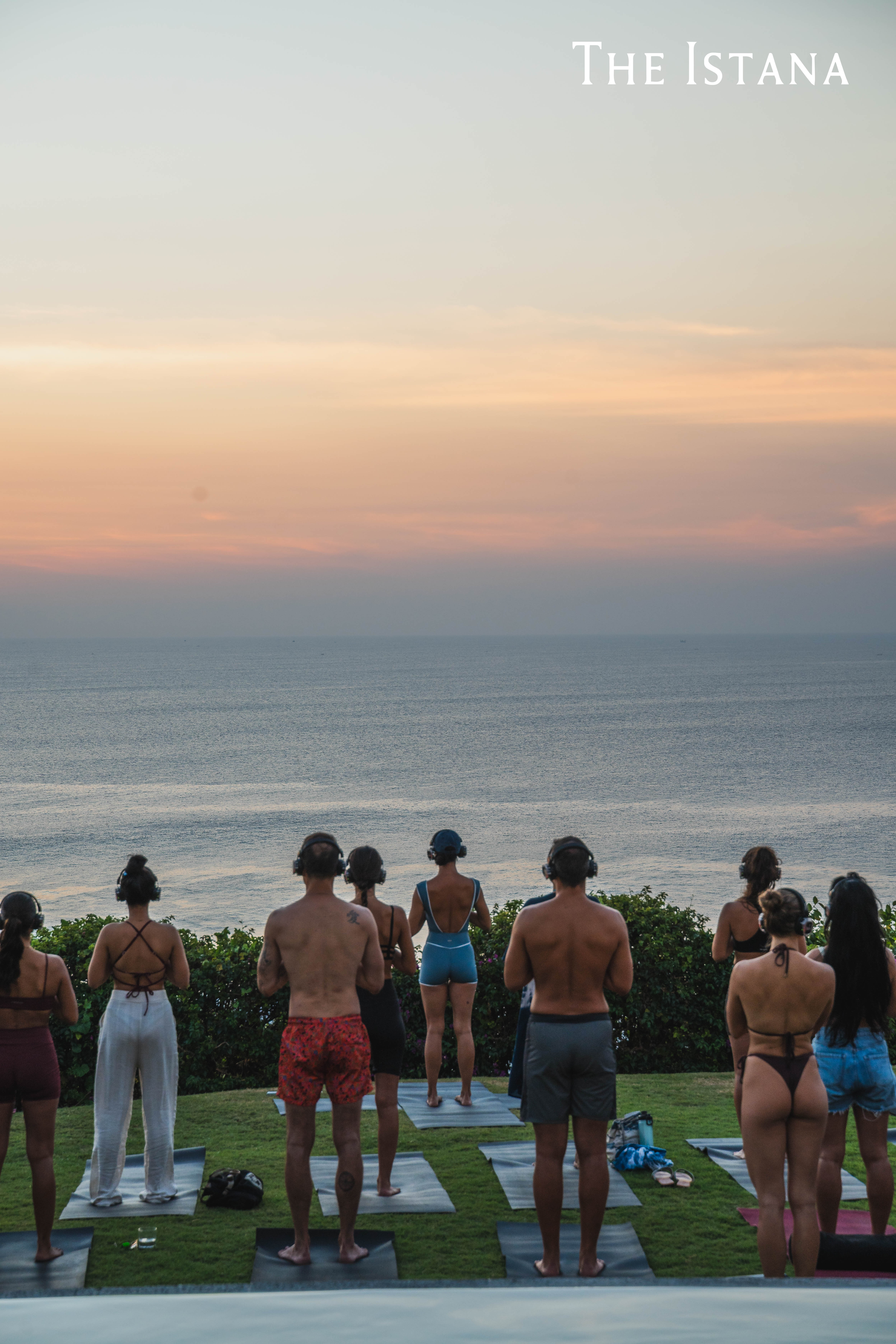 Group sunset session